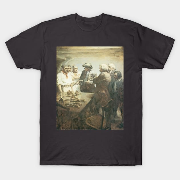 Pirates Preparing for Mutiny by NC Wyeth T-Shirt by MasterpieceCafe